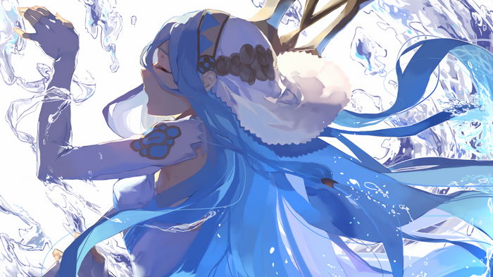 Azura from Fire Emblem Fates with Water