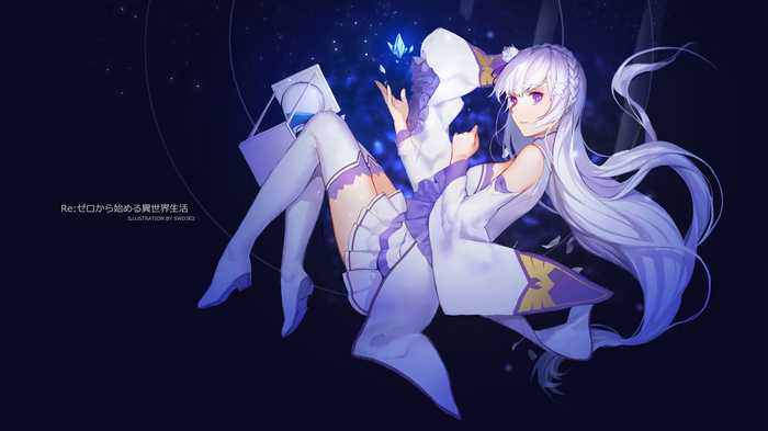 Emilia from Re:Zero Kara Hajimeru Isekai Seikatsu