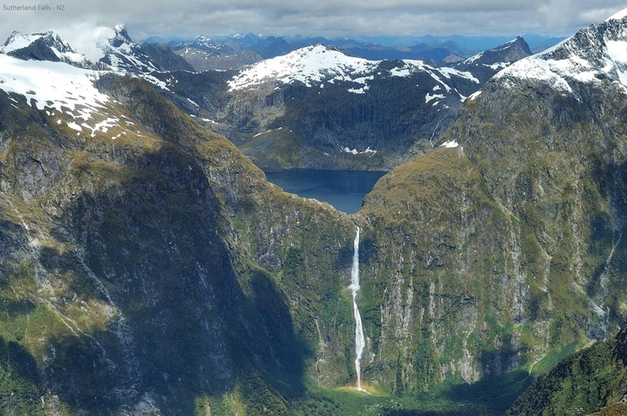 Sutherland Falls, New Zealand Landscape