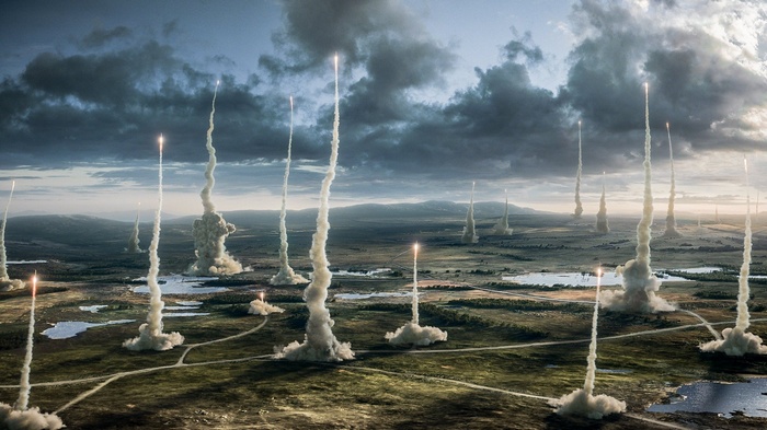 X-Men: Apocalypse multiple rocket launch