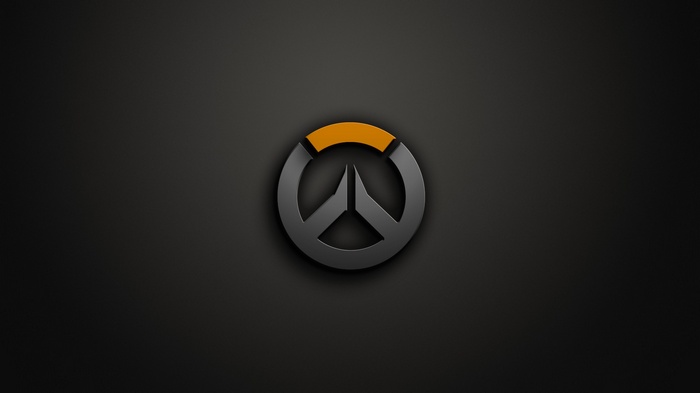 Overwatch logo on a dark background