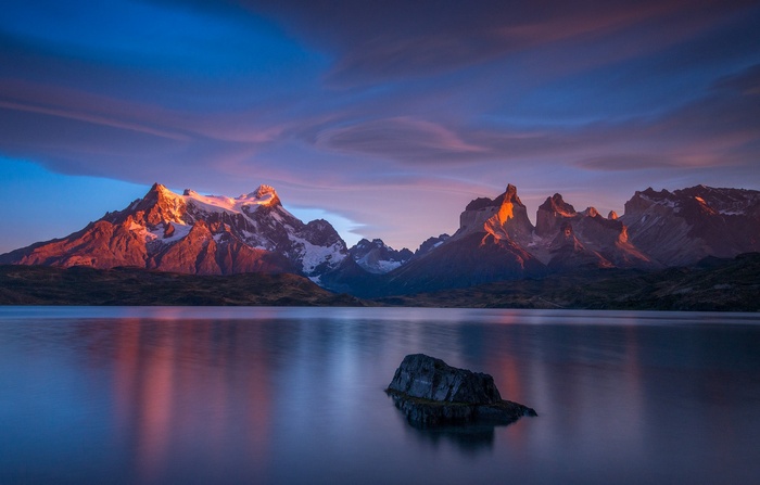 water, mountains, nature, landscape, lake, photography