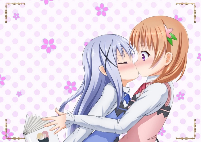loli, anime, Kafuu Chino, anime girls, Gochuumon wa Usagi Desu ka?, Hoto Kokoa, waitress, Sakura Trick