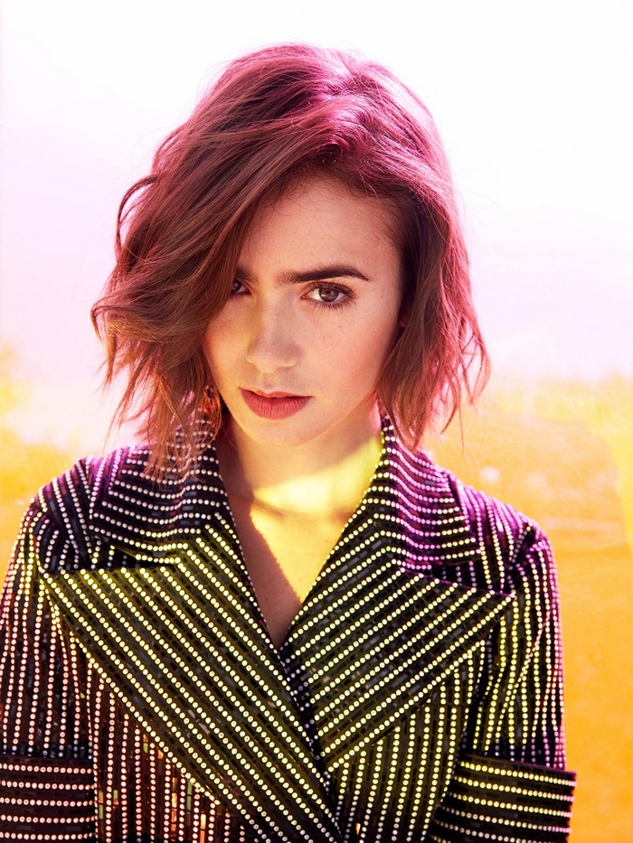 Lily Collins portrait