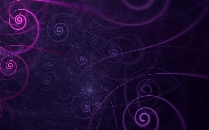 spiral, abstract, purple