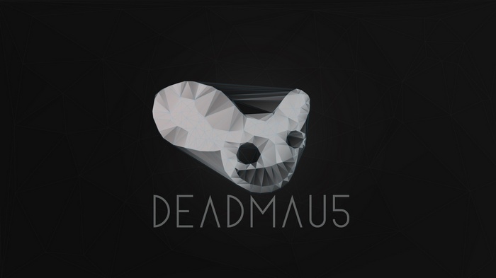 Deadmau5 logo with polygon mouse head