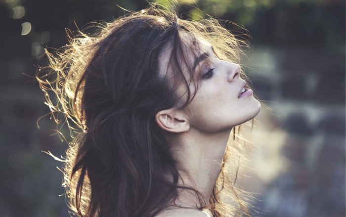 sunlight, women, model, head, Keira Knightley