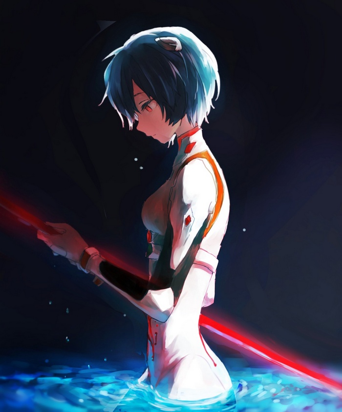 Ayanami Rei in Neon Genesis Evangelion