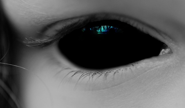 dark, black, eyes, demon