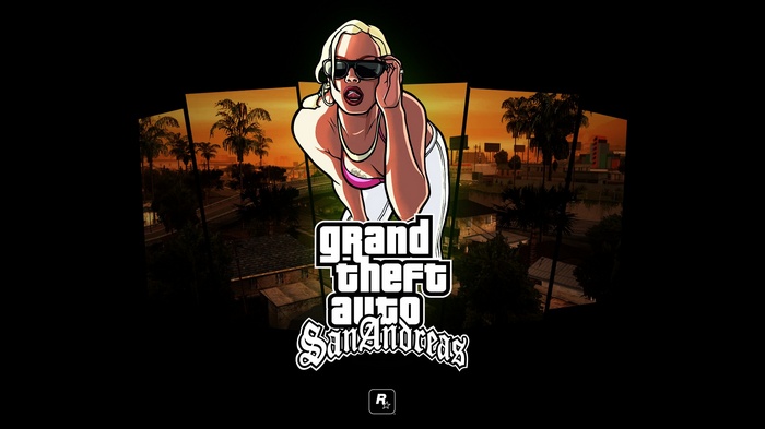 Grand Theft Auto San Andreas with character