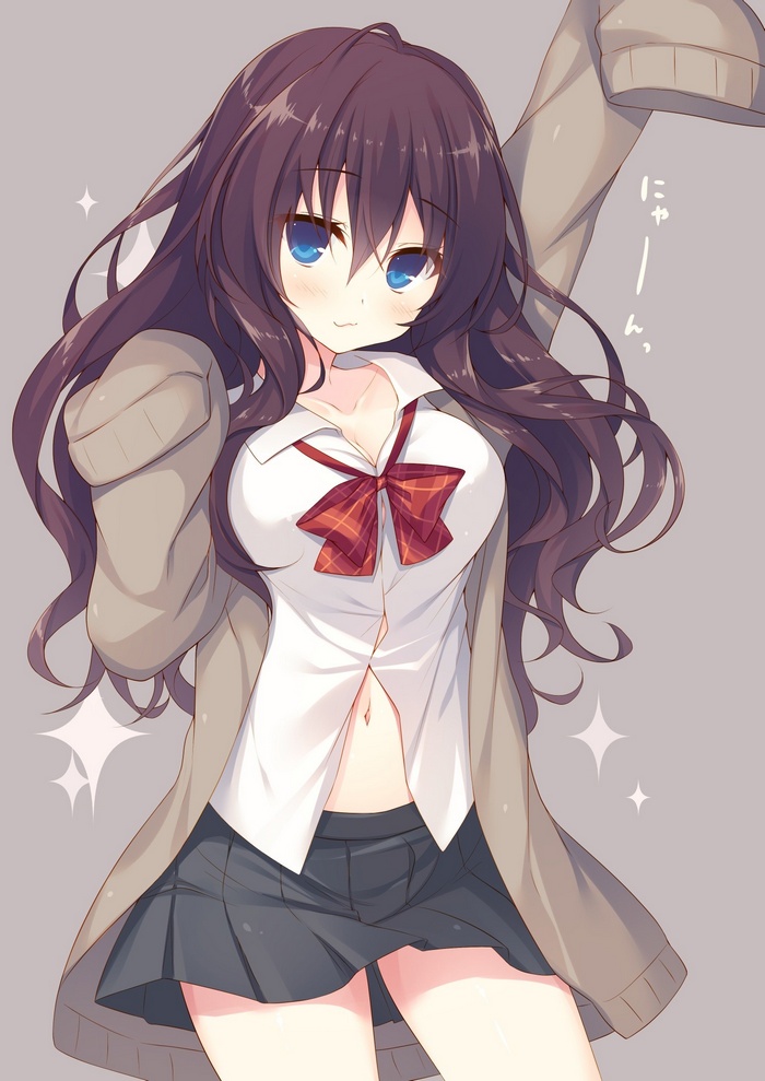 anime girls, sweater, Ichinose Shiki, THE iDOLM@STER, cleavage, THE iDOLM@STER: Cinderella Girls, anime, open shirt