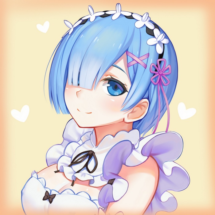 Rem from Re:Zero in a Maid Outfit