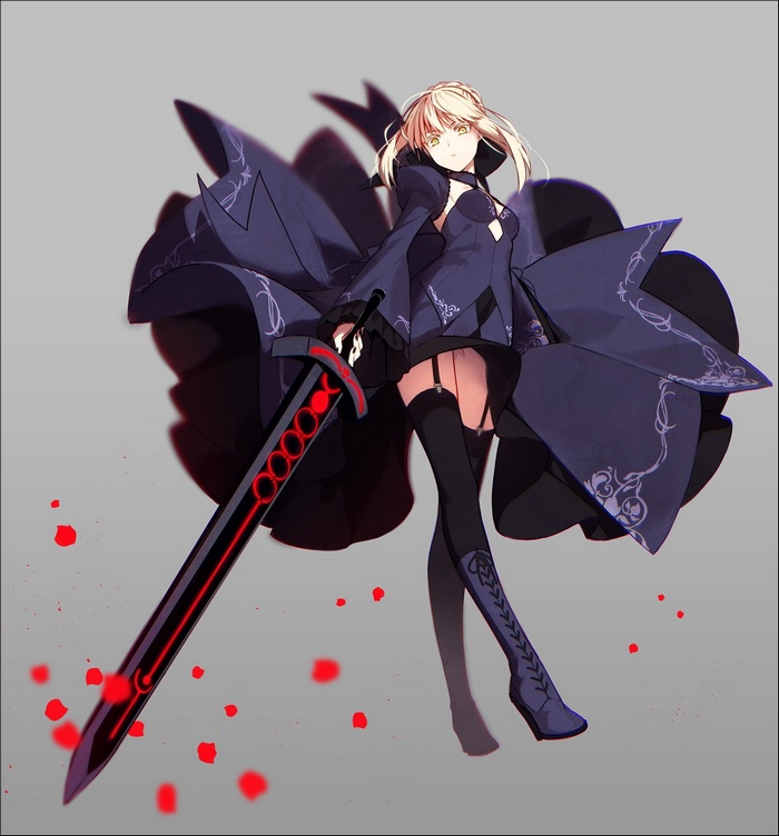 Saber Alter with Excalibur Morgan from Fate Series