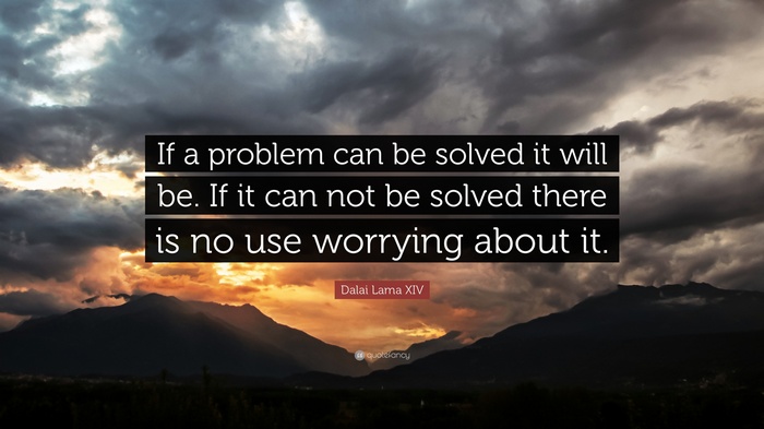 Dalai Lama XIV quote about solving problems