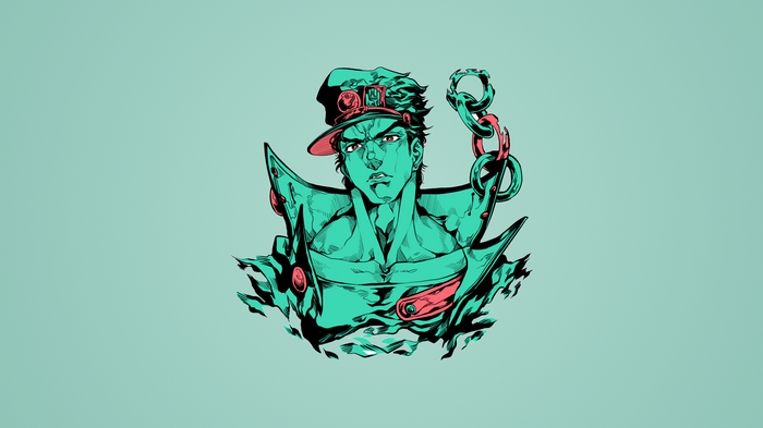 Jotaro Kujo from JoJo's Bizarre Adventure