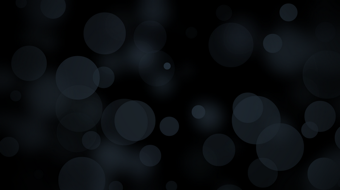 Abstract dark background with bokeh circles