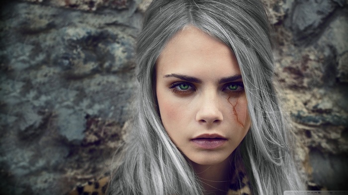 Cara Delevingne as Ciri from The Witcher 3