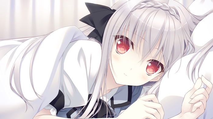 Sakurakouji Luna in bed from Tsuki ni Yorisou Otome no Sahou