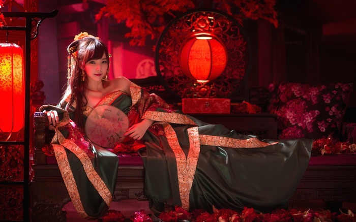 Asian, women, oriental