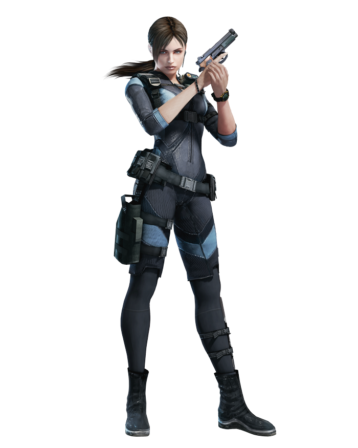 Jill Valentine from Resident Evil Revalations holding a gun