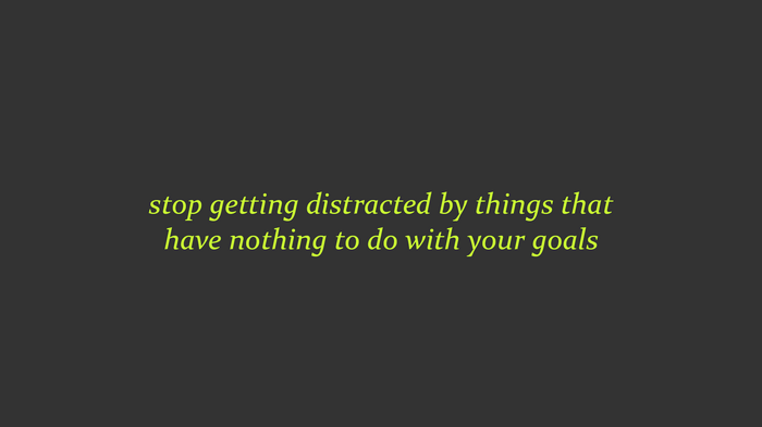 Motivational text about goals