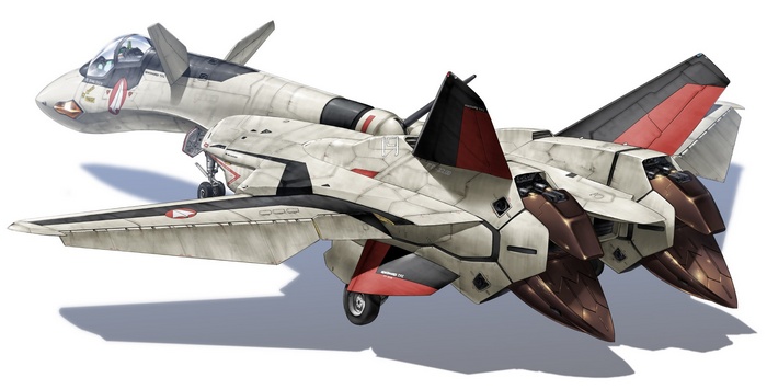 YF-19 jet fighter from Macross Plus