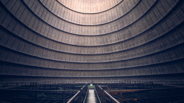 Abandoned cooling towers in Belgium