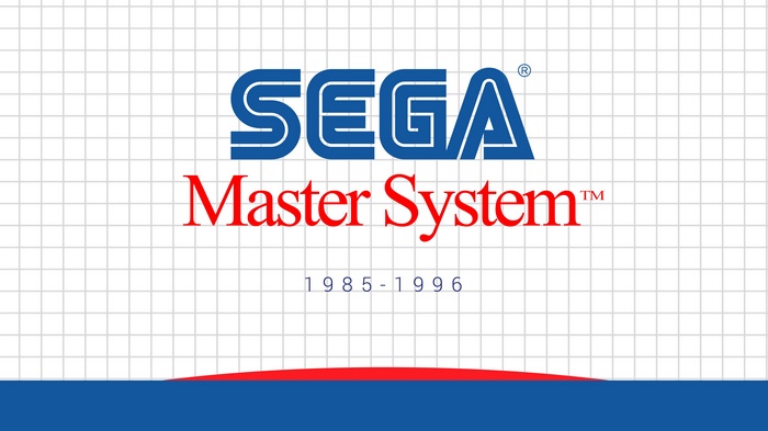 Sega Master System logo with dates