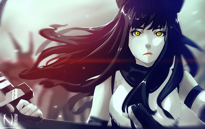Blake Belladonna from RWBY in fantasy art style