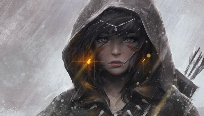 GUWEIZ Archer with Arrows and Necklace