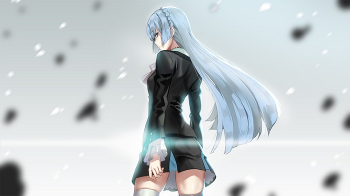 Sonozaki Noriko from Kiznaiver with aqua hair
