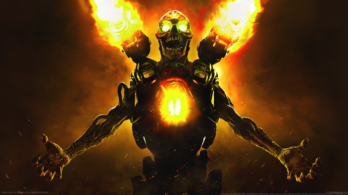Doom Revenant firing weapons