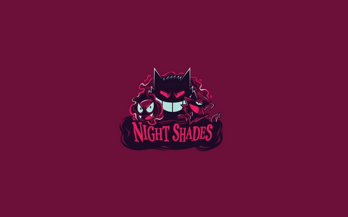 Gastly, Haunter, and Gengar from Pokémon