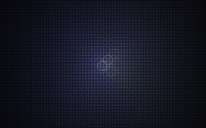 Abstract fractal pattern with overlapping circles