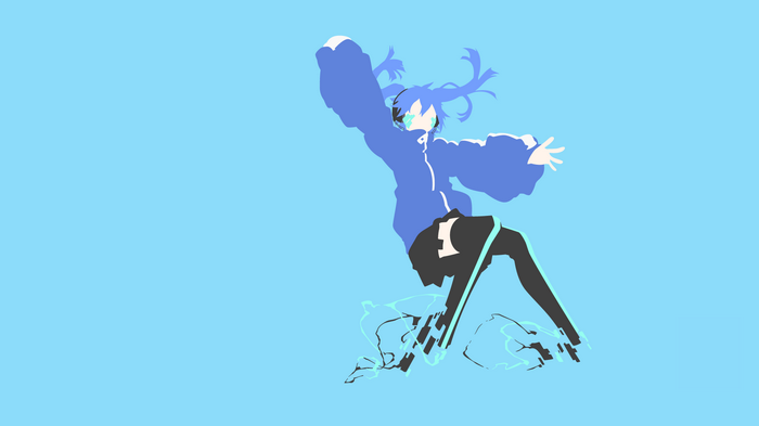 Enomoto Takane from Kagerou Project with blue hair