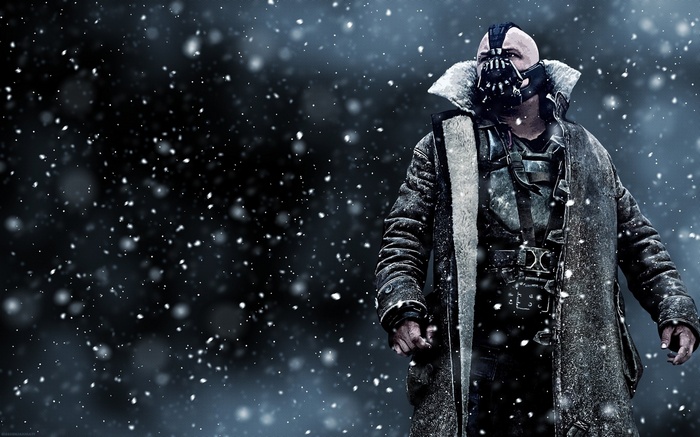 Bane from The Dark Knight Rises in Snow