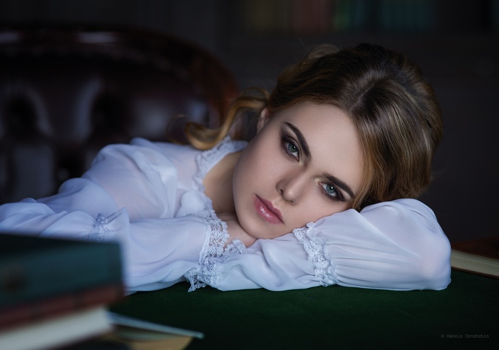 Portrait of Ellina Myuller by Dennis Drozhzhin