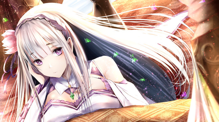 Emilia from Re:Zero Kara Hajimeru Isekai Seikatsu