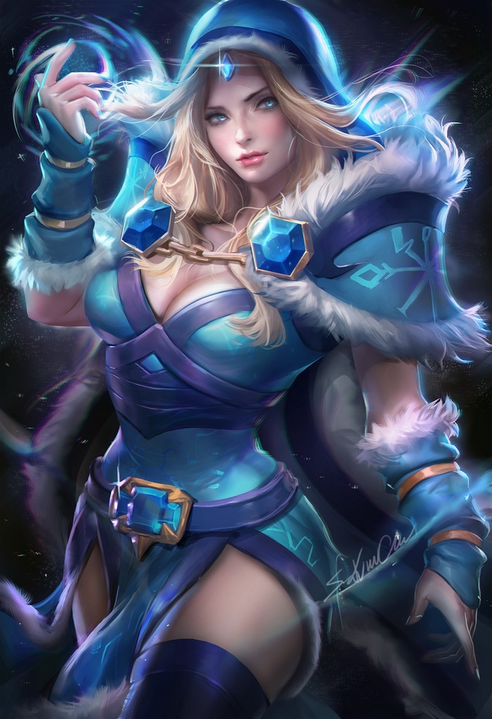 Crystal Maiden from Dota 2 by Sakimichan