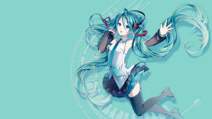 Hatsune Miku, long hair, anime girls, anime, Vocaloid, HD Wallpaper ...