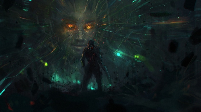 System Shock Shodan and Soldier