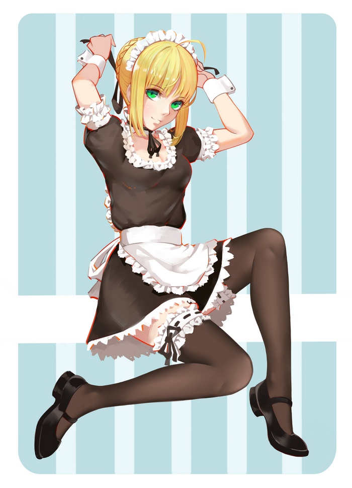 Saber in a Maid Outfit