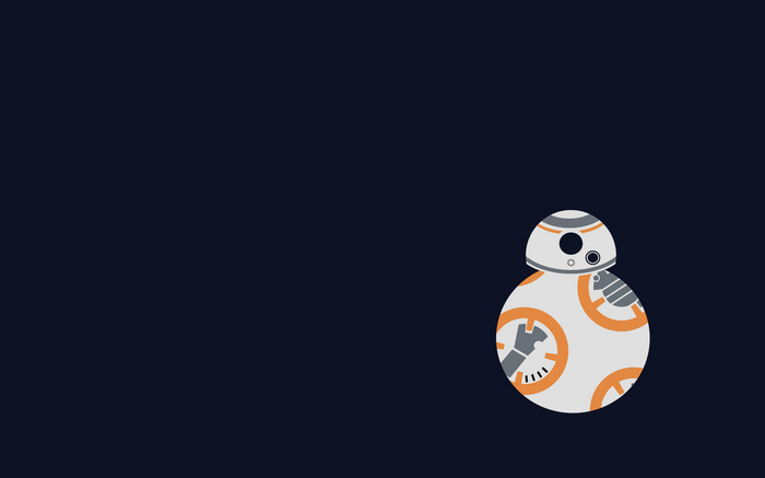 Minimalist BB-8 from Star Wars
