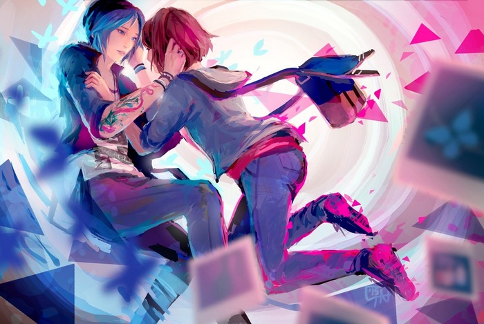 Chloe Price and Max Caulfield from Life Is Strange
