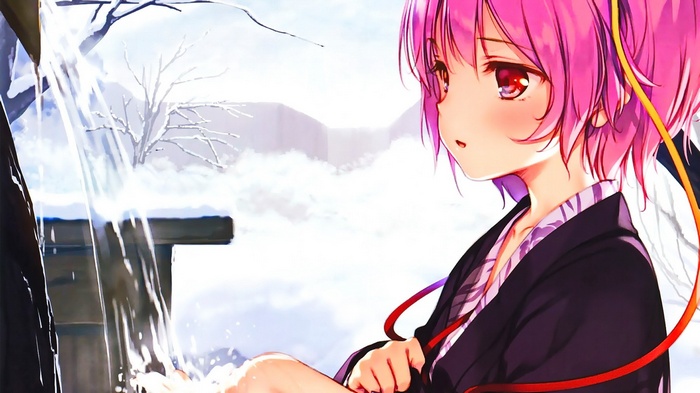 Komeiji Satori in a Winter Setting