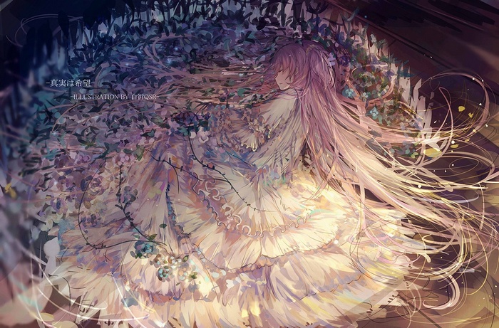 flowers, anime, Kaname Madoka, twintails, anime girls, long hair ...