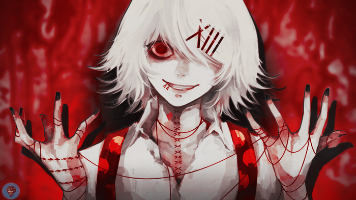 Tokyo Ghoul, anime, Suzuya Juuzou, blood