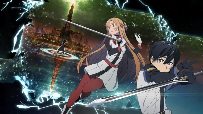 Kirito and Asuna from Sword Art Online