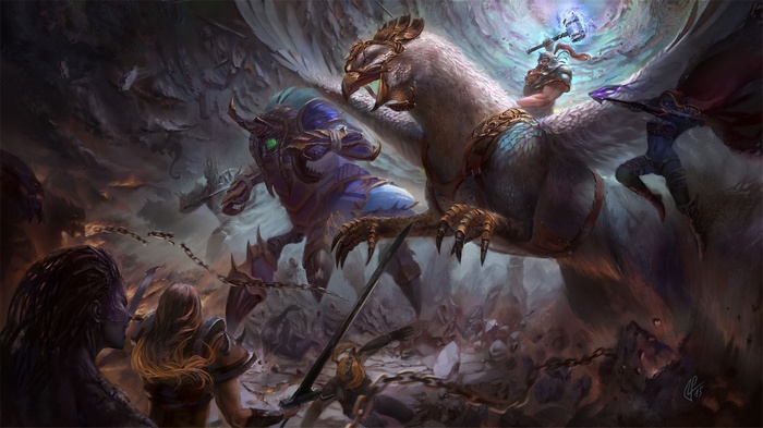 Heroes of the Storm Battle with Gryphon Rider