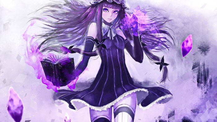 Patchouli Knowledge casting magic from a book